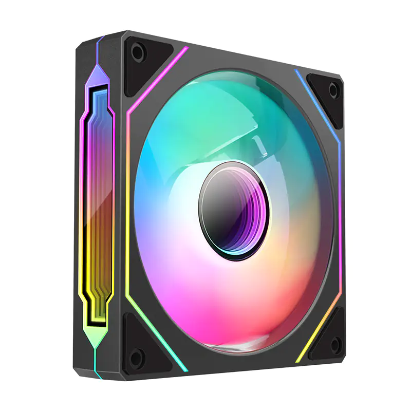 VEOTECH GS120 RGB Gaming Fan -Black