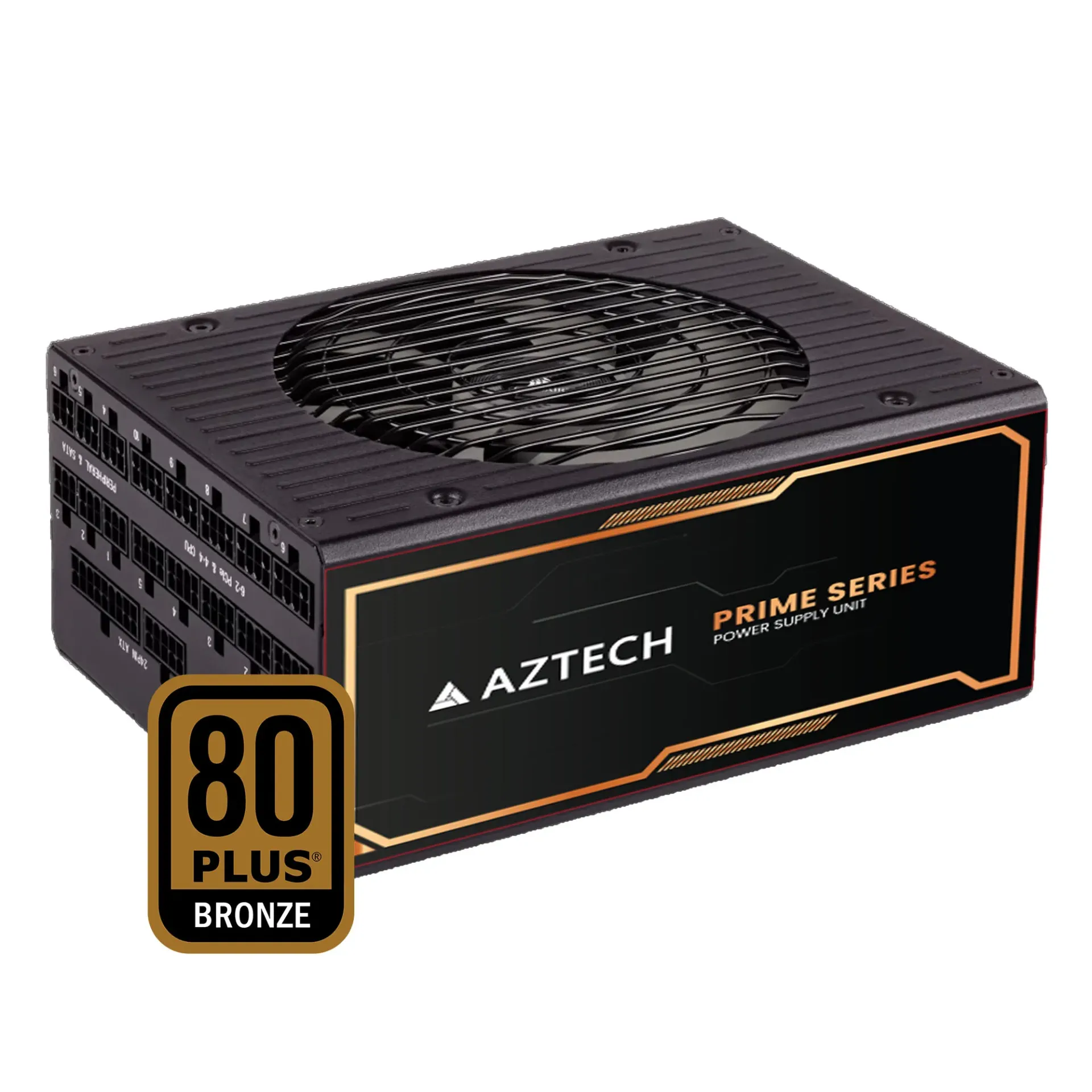 Aztech Power Supply Prime 750W Bronze power supply Full modular (ATX 3.1)  Black - 3y