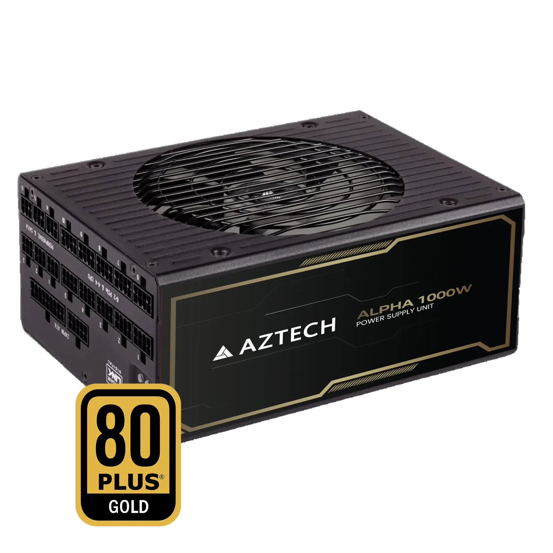 Aztech Power Supply Alpha 850W Gold Fully Modular-ATX 3.1 and PCIE 5.1 Ready - 5y