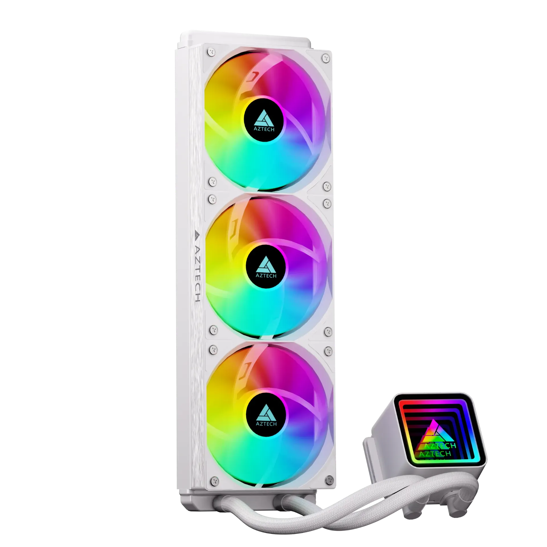 [AZT-LC360W] Aztech Liquid Cooler L360 ARGB - White