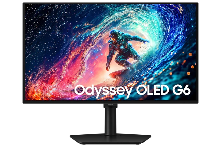 Samsung G61SH 27-Inch QHD OLED Gaming Monitor, 240Hz, 0.03ms, Height Adjustable, FreeSync Premium, Black LS27HG612SMXUE