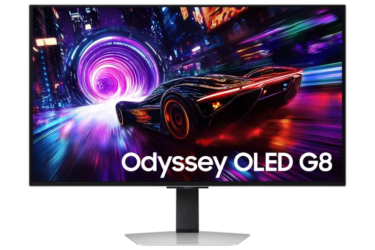 Samsung Odyssey G8 G80HF 27-Inch Dual-Mode IPS Gaming Monitor, 5K 180Hz / QHD 360Hz, 1ms, HDR10+ Gaming, FreeSync Premium, G-SYNC, Black  LS27HG806EFXUE