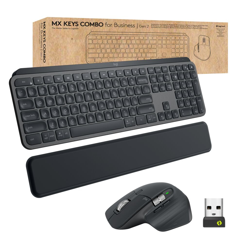 [920-010933] Logitech MX Keys Combo for Business Gen 2 in Graphite