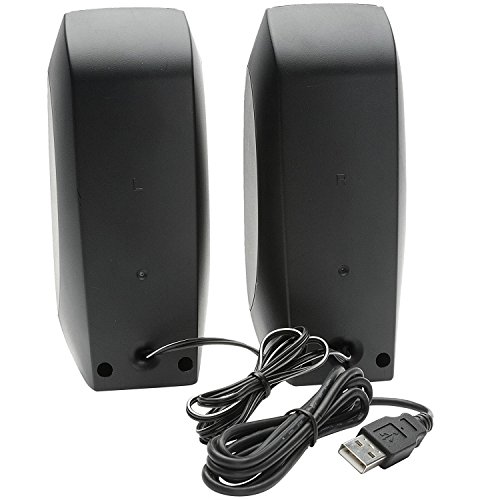Logitech S150 USB Stereo Speakers for Desktop or Laptop in Black