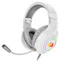 Headset Gamer Redragon Hylas H260-W RGB - Branco