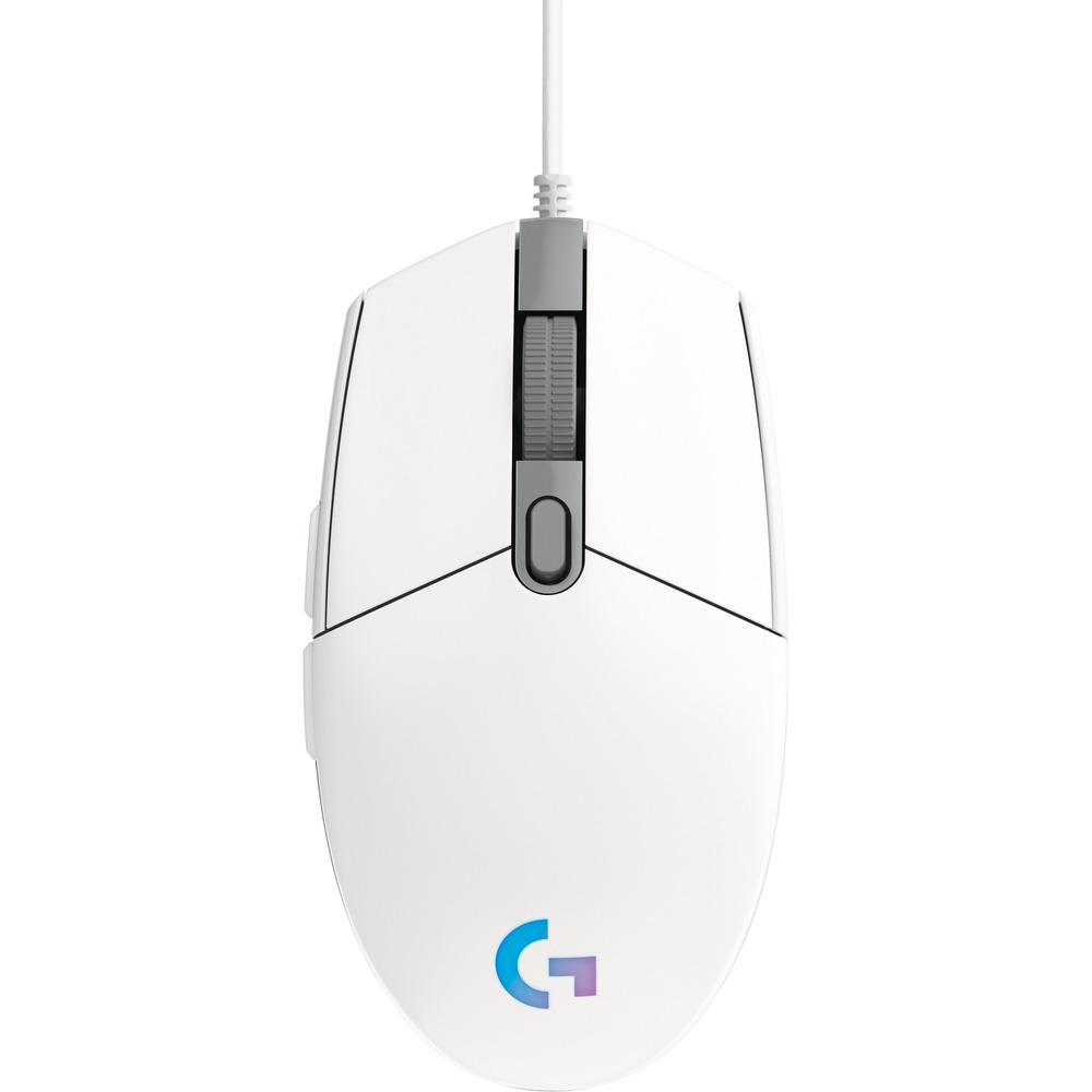 Logitech G203 LIGHTSYNC RGB 6 Button Gaming Mouse in White