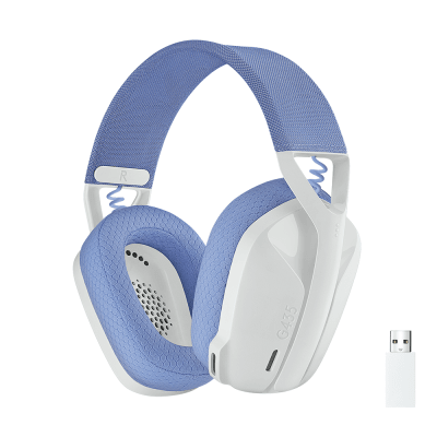 Logitech G435 LIGHTSPEED & Bluetooth Wireless Gaming Headset - Ultra Lightweight 165g Over-ear