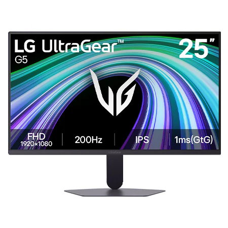 LG  25" UltraGear™ FHD Gaming Monitor | 200Hz - 25G523B-B | Hong Kong