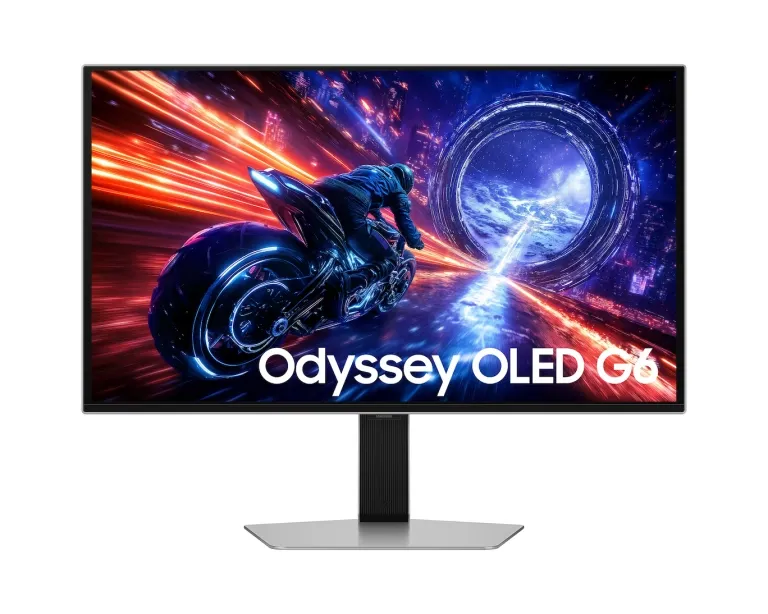 Samsung Odyssey G6 G60SF 27" QD-OLED Gaming Monitor, QHD Resolution, 500Hz Refresh Rate, 0.03ms Response Time, Black, LS27FG602SMXUE - Engage Stores – Shop computer parts, laptops, gaming PCs & more online in the UAE. Competitive prices, trusted quality, fast delivery.