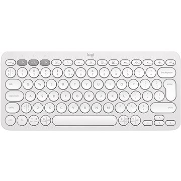 Logitech Pebble Keys 2 K380s Bluetooth Keyboard in Tonal White