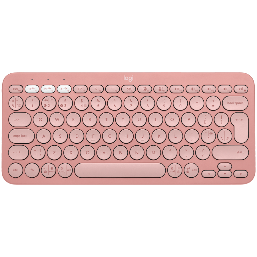LOGITECH K380S Bluetooth Keyboard - TONAL ROSE - US INT'L