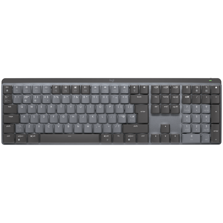 [920-010757] LOGITECH MX Mechanical Bluetooth Illuminated Keyboard - GRAPHITE - US INT'L - TACTILE