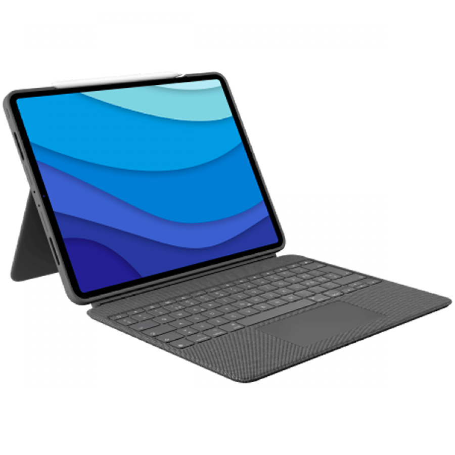 LOGITECH Combo Touch for iPad Pro 12.9-inch (5th gen) - GREY - ARA