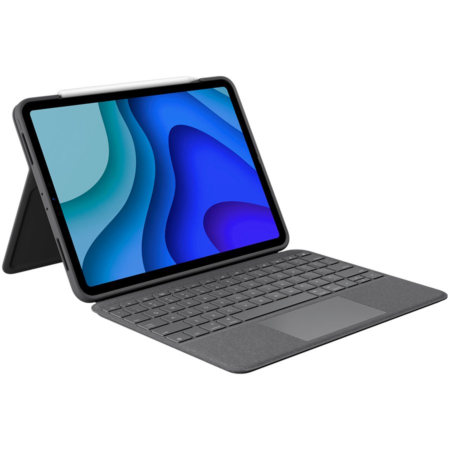 LOGITECH Folio Touch for iPad Air (4th gen) - OXFORD GREY - ARA