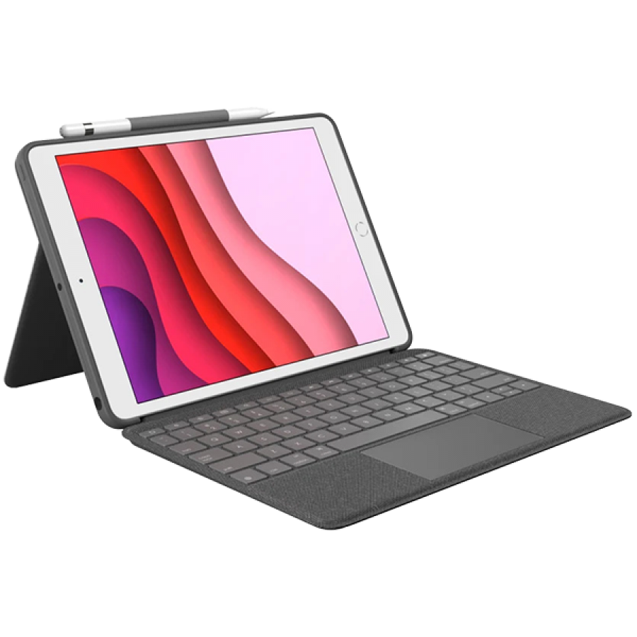 LOGITECH Combo Touch for iPad (7th, 8th, and 9th gen) - GRAPHITE - ARA