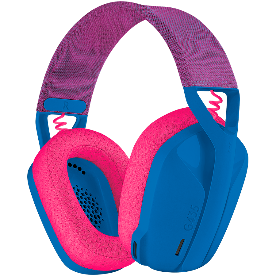 [981-001062] LOGITECH G435 LIGHTSPEED Wireless Gaming Headset - BLUE