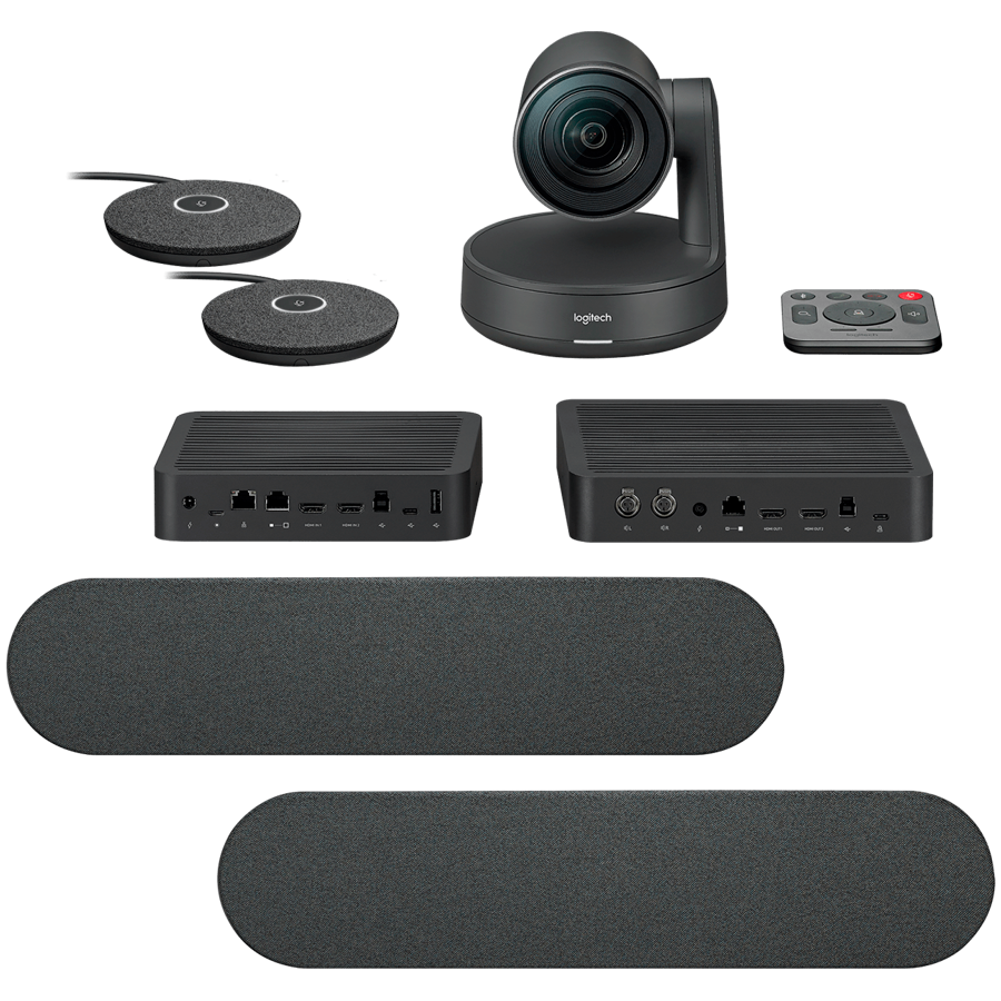 [960-001224] LOGITECH RALLY PLUS ULTRA-HD CONFERENCE CAM - BLACK - EMEA