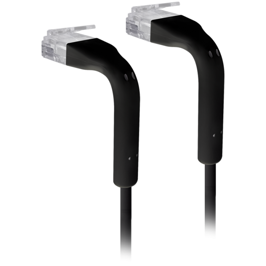 [U-CABLE-PATCH-5M-RJ45-BK] Ubiquiti UniFi Patch Cable U-Cable-Patch-5M-RJ45-BK Ultra-thin patch cable with bendable boots designed for installation flexibility, 3 mm outer diameter, 5m, Black
