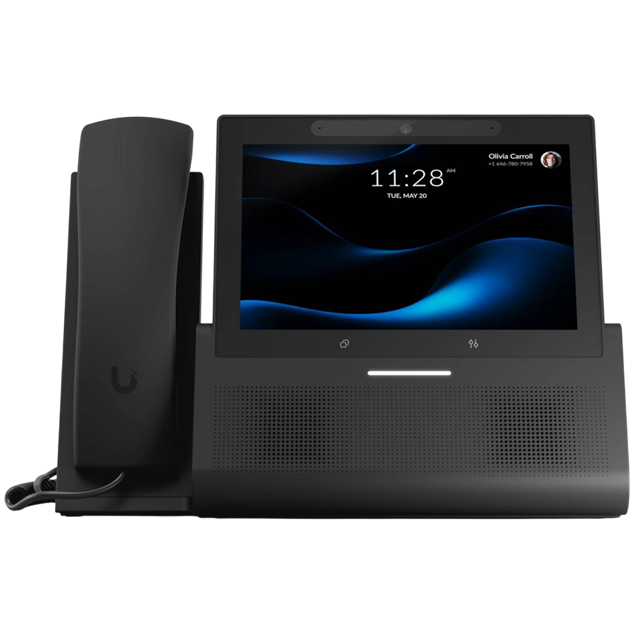 [UTP-G3-TOUCH-ENTERPRISE] Ubiquiti UniFi UTP-G3-Touch-Enterprise premium desktop smartphone for UniFi Talk, featuring a 7" touch display and seamless integration with UniFi applications integrates with 3rd party PBX platforms using Talk Relay