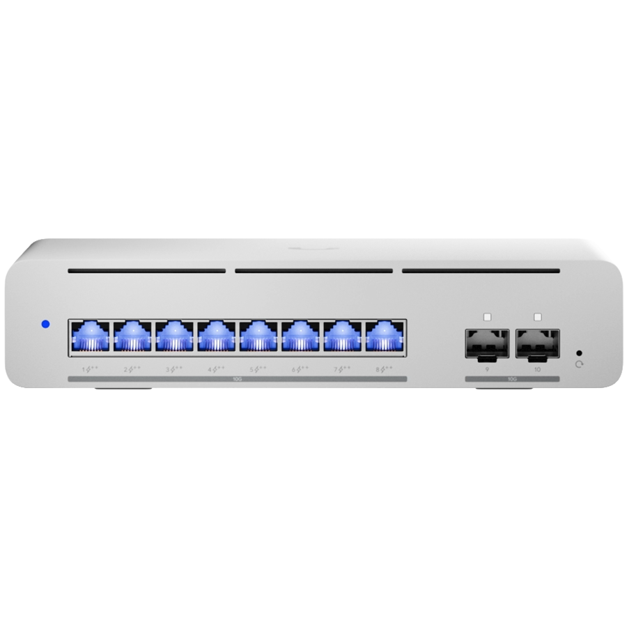 [USW-PRO-XG-8-POE-EU] Ubiquiti Layer 3 Etherlighting USW-Pro-XG-8-PoE-EU (8) 10 GbE and (2) 10G SFP+ ports