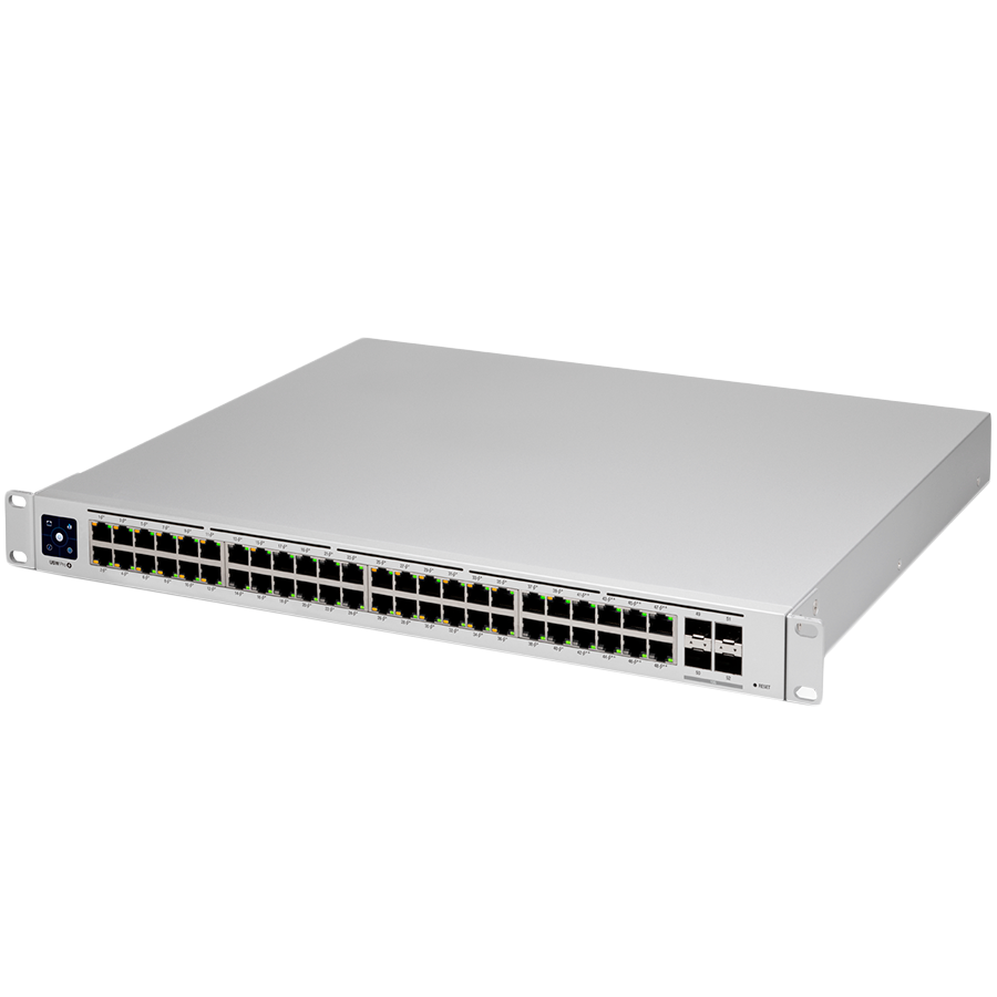 [USW-PRO-48-POE] Ubiquiti UniFi 48Port Gigabit Switch with 802.3bt PoE, Layer3 Features and SFP+