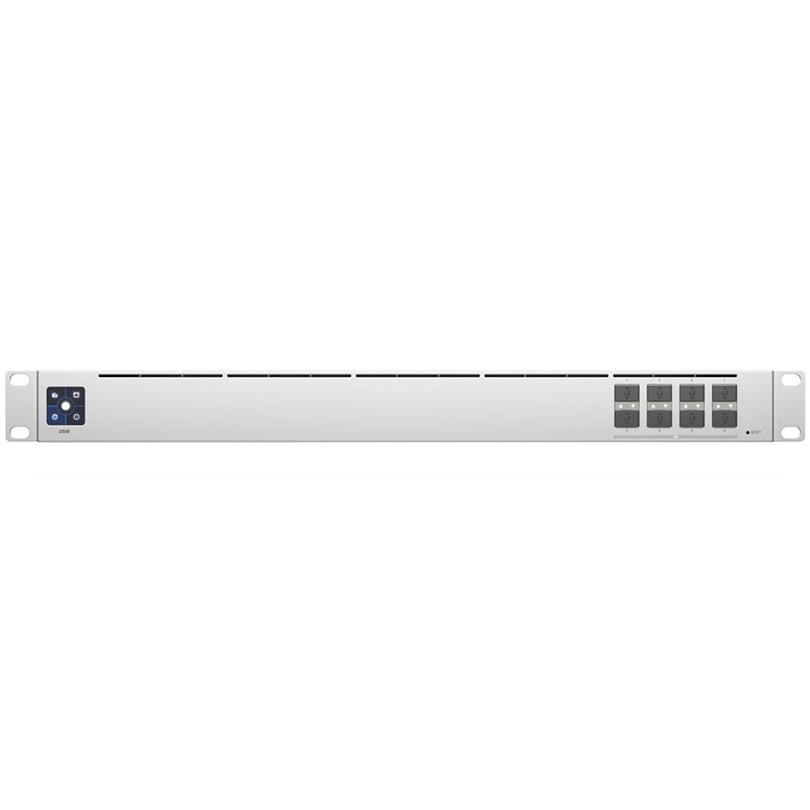 [USW-AGGREGATION] Ubiquiti USW-Aggregation UniFi Aggregation Switch managed Layer 2 switch with eight 10G SFP+ ports. Featuring a compact 4.7" depth and fanless design, it supports high-bandwidth links to provide link aggregation for higher capacity and availability