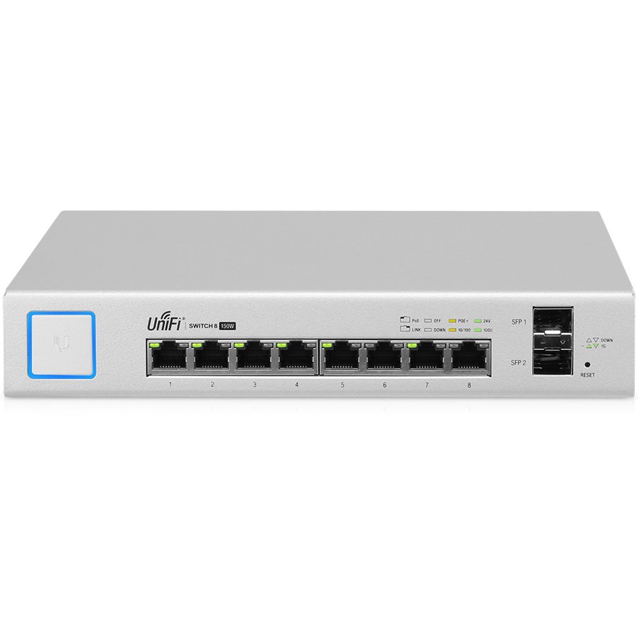 [US-8-60W] Ubiquiti Unifi Switch US-8-60W  8x1000Mbps, PoE, 15.4W per port