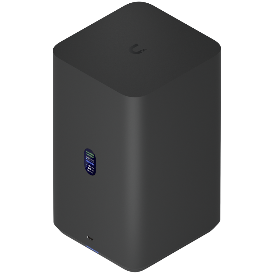 [UNAS-2-B-EU] Ubiquiti UniFi UNAS-2-B-EU Network Attached Storage with (2) 3.5inch HDD bays, 2.5 GbE networking, USB-C connectivity, and an included PoE++ adapter, all in a compact footprint, black