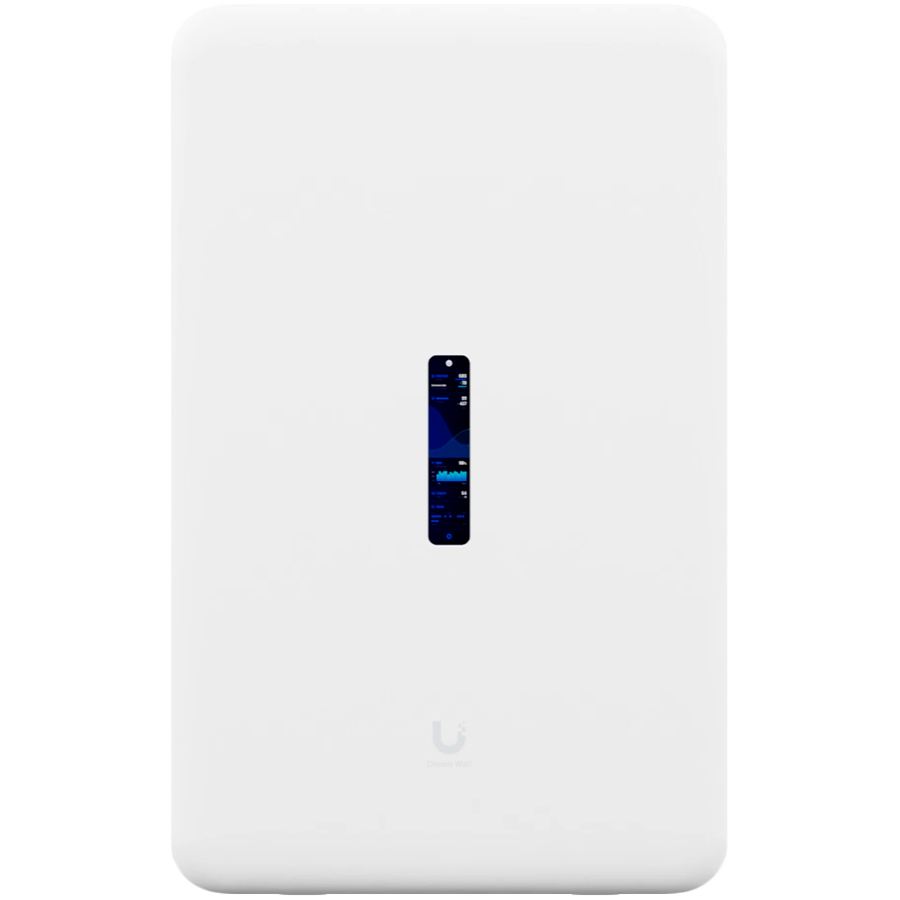 [UDW] Ubiquiti UDW Dream Wall all-in-one internet gateway, WiFi access point, UniFi Console with an abundance of PoE ports, Integrated Enterprise WiFi6 (4x4 MIMO), 3.5+ Gbps routing, 1) 10G SFP+, (17) GbE RJ45 LAN ports including (4) PoE++, (4) PoE+
