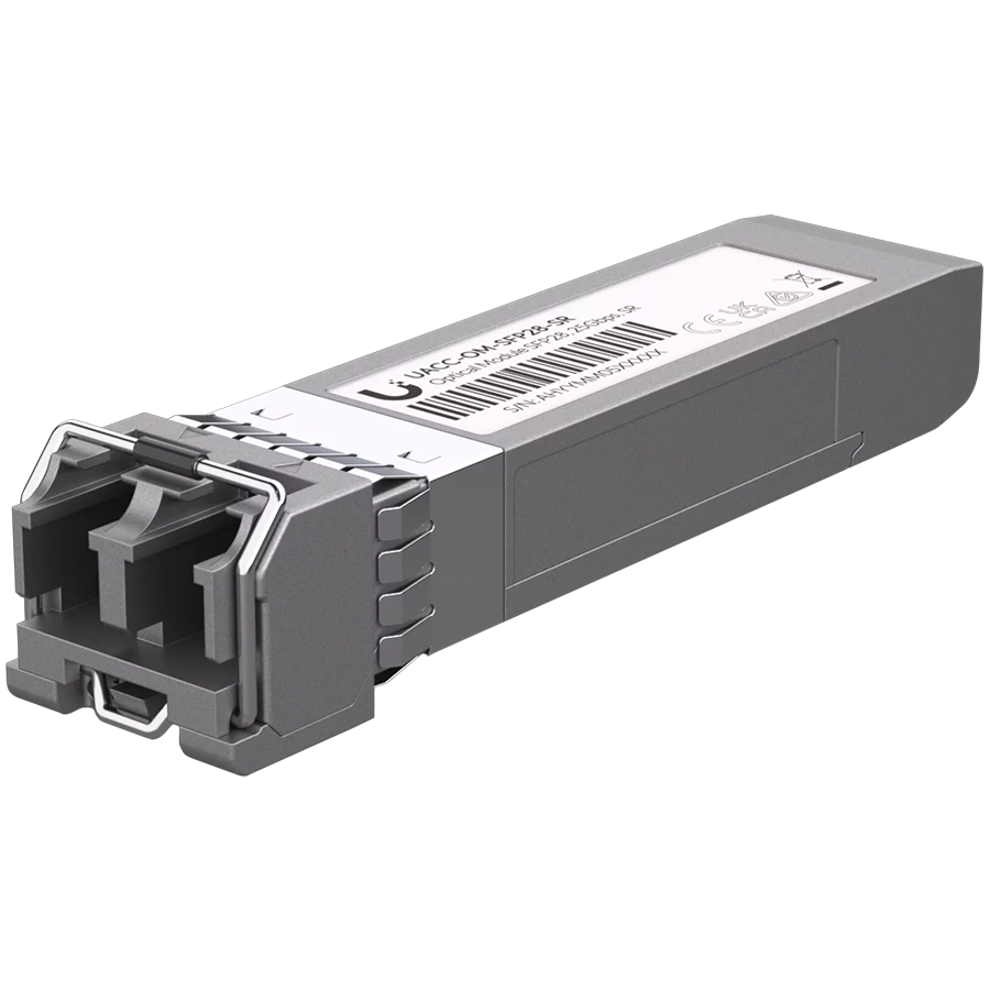 [UACC-OM-SFP28-SR] Ubiquiti UACC-OM-SFP28-SR Short-range, SFP28-compatible optical transceiver module, 25 Gbps throughput, SFP28-compatible