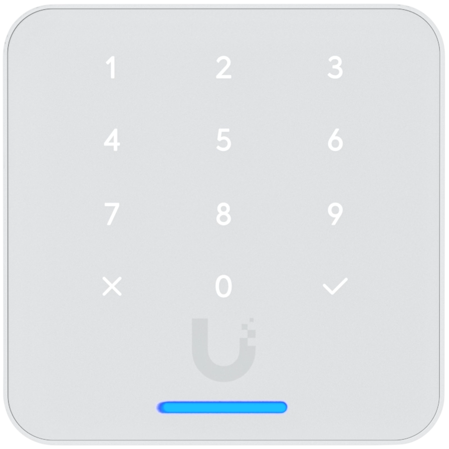 [UA-G3-FLEX-W] Ubiquity UA-G3-Flex-W Third-generation NFC card reader with a keypad and Touch Pass support, White