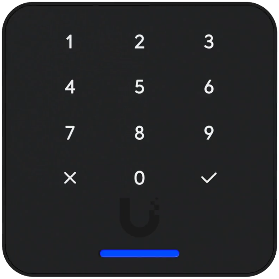 Ubiquity UA-G3-Flex-B Third-generation NFC card reader with a keypad and Touch Pass support