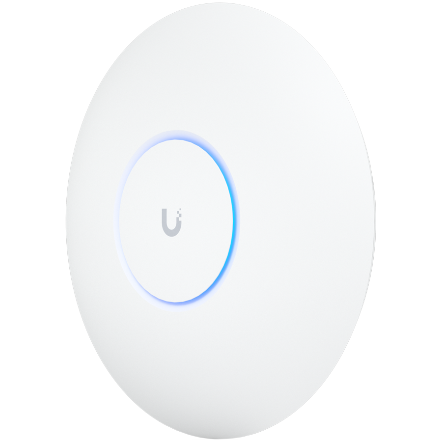[U6-PRO] UBIQUITI U6 Pro; WiFi 6; 6 spatial streams; 140 m² (1,500 ft²) coverage; 350+ connected devices; Powered using PoE; GbE uplink.