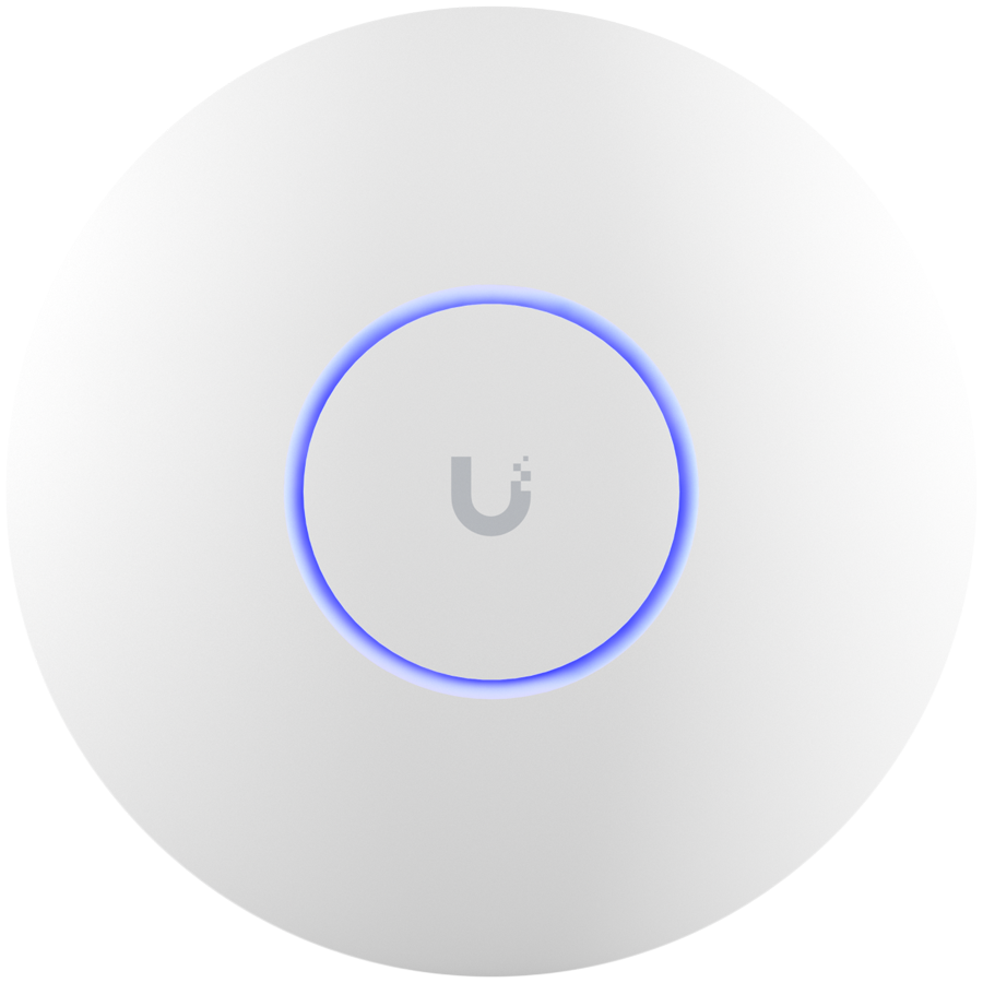[U6-LR] UBIQUITI U6 Long-Range; WiFi 6; 8 spatial streams; 185 m² (2,000 ft²) coverage; 350+ connected devices; Powered using PoE+; GbE uplink.