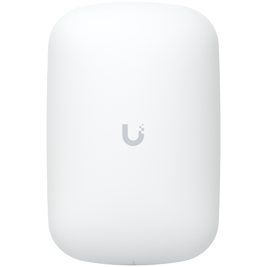 [U6-EXTENDER-EU] UBIQUITI U6 Extender; WiFi 6; 6 spatial streams; 115 m² (1,250 ft²) coverage; 300+ connected devices; Powered with standard AC wall outlet; Wireless uplink to UniFi WiFi.