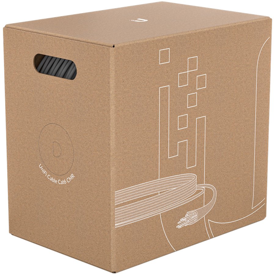 [U-CABLE-C6-CMR] U-Cable-C6-CMR is a Category 6 UTP cable that supports speeds up to 1Gbps with its 23 AWG solid copper, twisted pair conductor, 305m