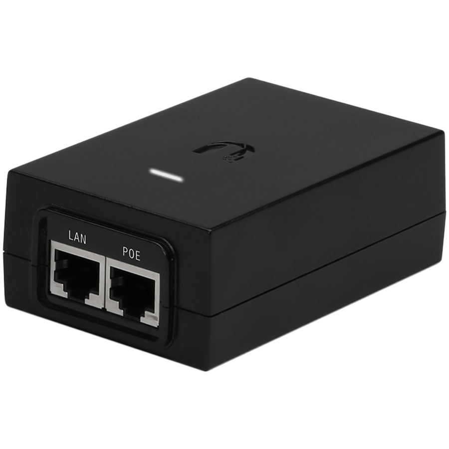 [POE-48-24W-GEU] UBIQUITI POE48V, .5A, GigE, EU