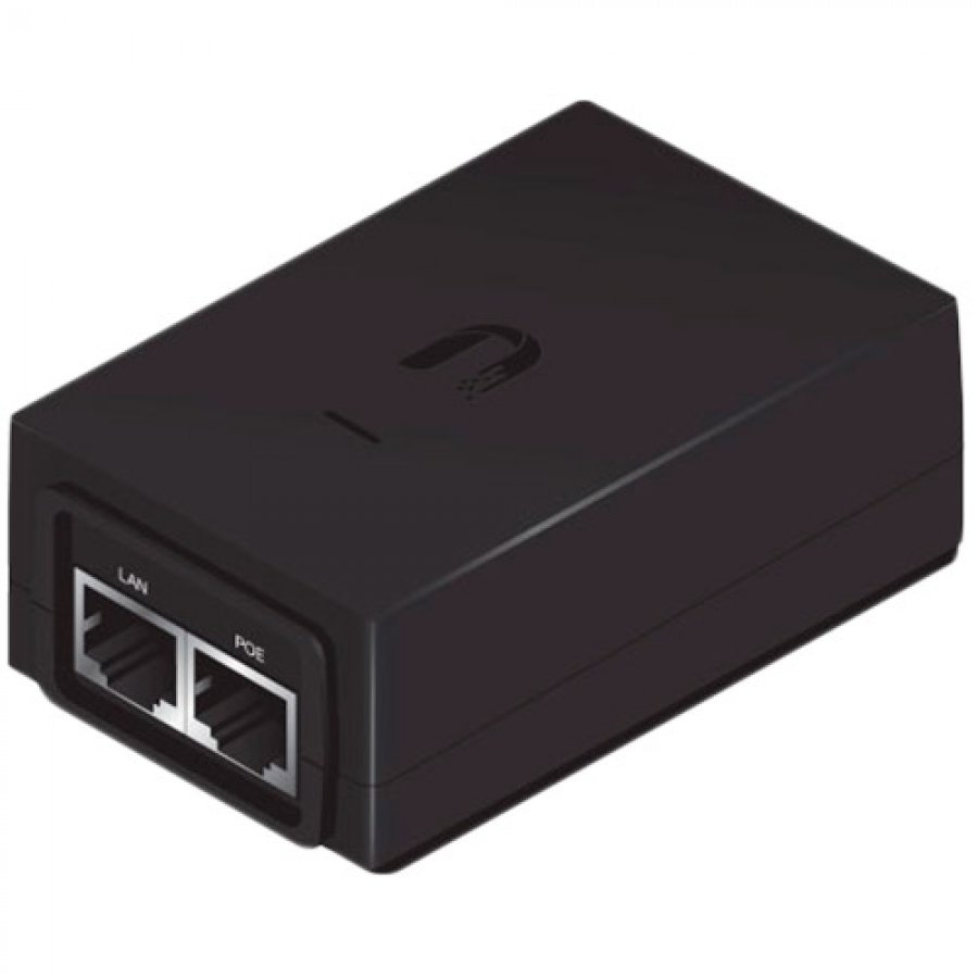 [POE-48-24W(EU)] UBIQUITI PoE Injector, 48VDC, 24W