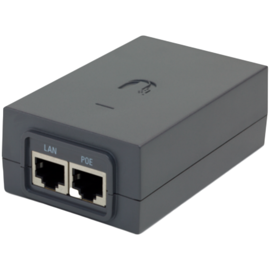 [POE-24-24W-G-EU] UBIQUITI 24V PoE Adapter; Surge and clamping protection; Maximum surge discharge; Peak pulse current; AC cable with earth ground.