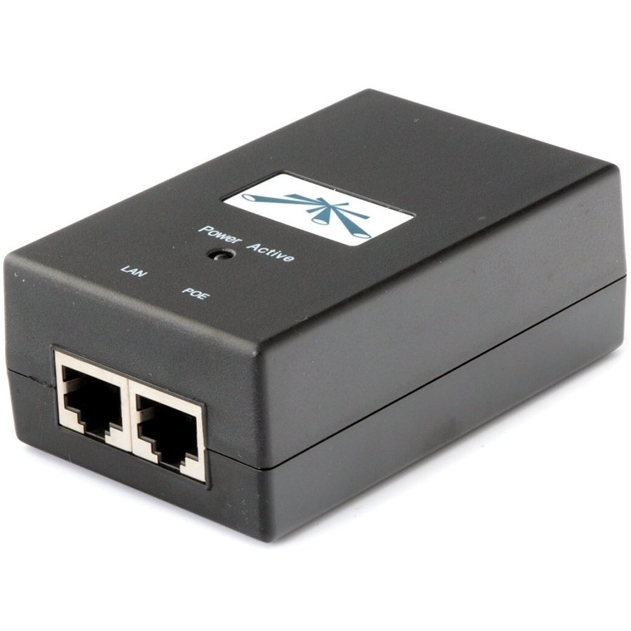 [POE-24-24W-G] Ubiquiti PoE POE-24-24W-G, 24VDC @ 1.0A, Gigabit LAN Port