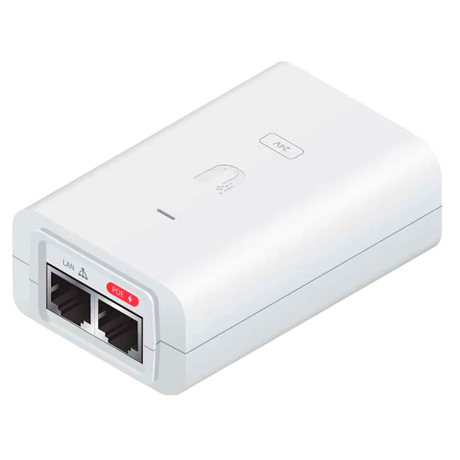 [POE-24-12W-WH-EU] 24v, .5A POE, white, EU