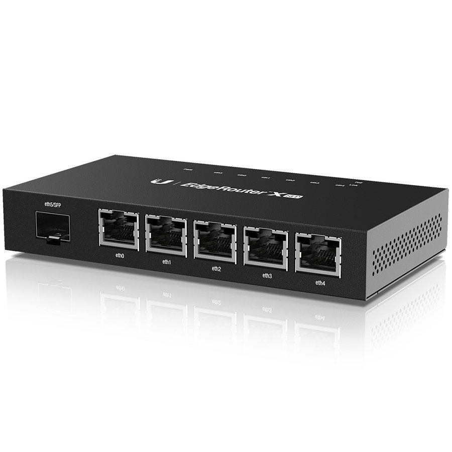 [ER-X-SFP] Ubiquiti EdgeRouter X, 6-Port, PoE, SFP