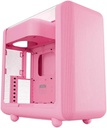 HYTE X50 Modern Performance ATX Mid-Tower Gaming PC Case, Full-Coverage Micro-Mesh, Supports Up to 10 x 120mm Fans, 1 x 3.5" HDD & 2 x 2.5" SSD, Strawberry Milk – CS-HYTE-X50G-SM