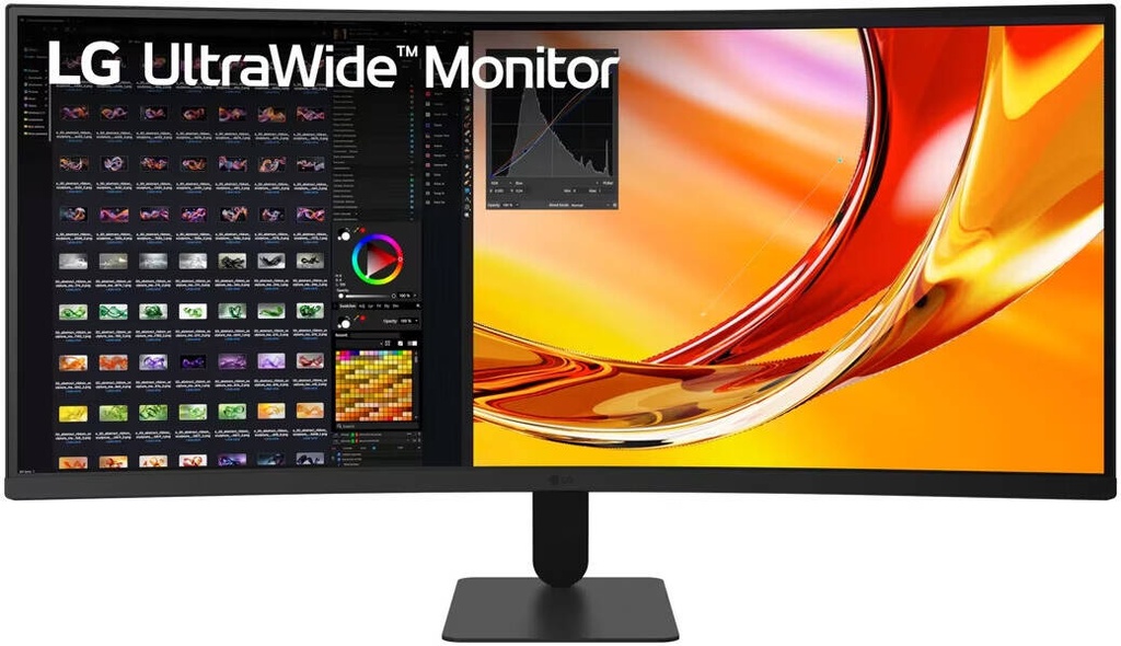 LG 34U601B-B UltraWide Monitor, 34" VA Display, WQHD Resolution, 120Hz Refresh Rate, 5ms (GTG) Response Time, AMD FreeSync Premium, Black Stabilizer, Adjustable Screen, Black | 34U601B-B