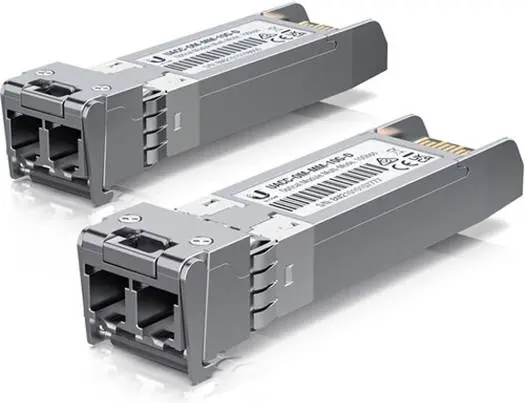 Ubiquiti UACC-OM-MM-10G-D 10G SFP+ Optic Module, 2x LC SFP+, 10 Gb/s, 300m Range, 2-Pack  UACC-OM-MM-10G-D