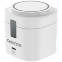 Canyon 4 in 1 Wireless Charging Stand, 30W max, Size: 70x70x70.3mm, weight: 414g, with 1M cable, white