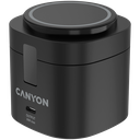 Canyon 4 in 1 Wireless Charging Stand, 30W max, Size: 70x70x70.3mm, weight: 414g, with 1M cable, black