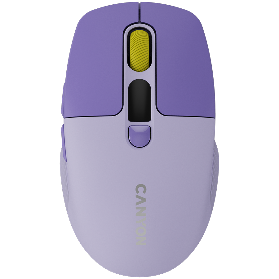 [CNS-CMSW26V] CANYON mouse MW-26 LCD Silent Dual Mode Wireless Violet