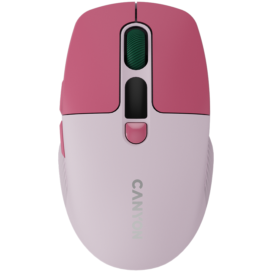 [CNS-CMSW26P] CANYON mouse MW-26 LCD Silent Dual Mode Wireless Pink