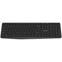 CANYON keyboard KB-W01 Wireless Black EN/AR